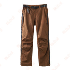 brown casual loose pleated pant